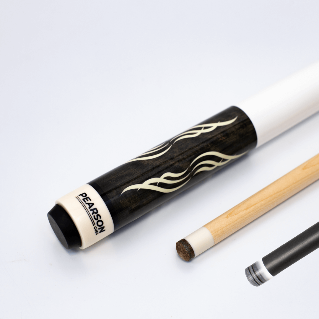 Pearson PK Carbon Clear Cue Grey w White Handle 20oz 12.4mm