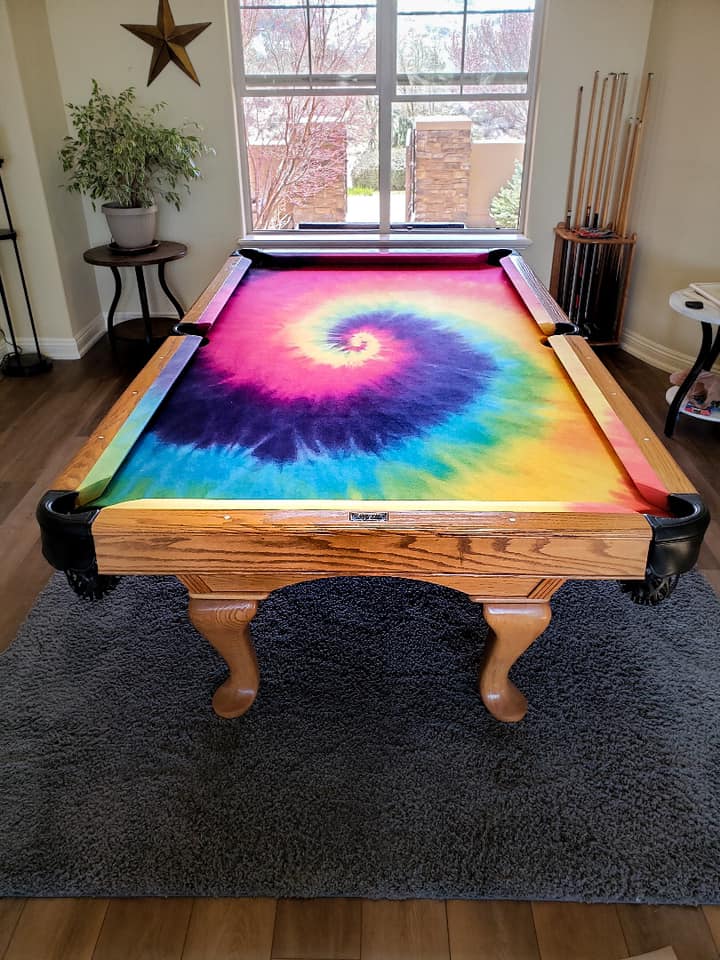 Custom Printed Pool Table Cloth