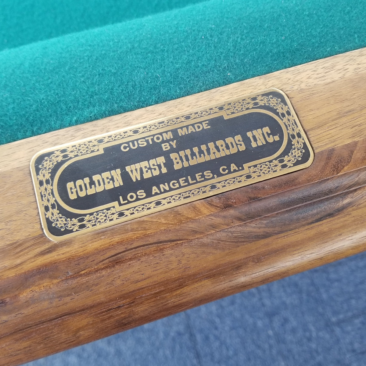 Used 9' Golden West Billiards Victorian Pool Table