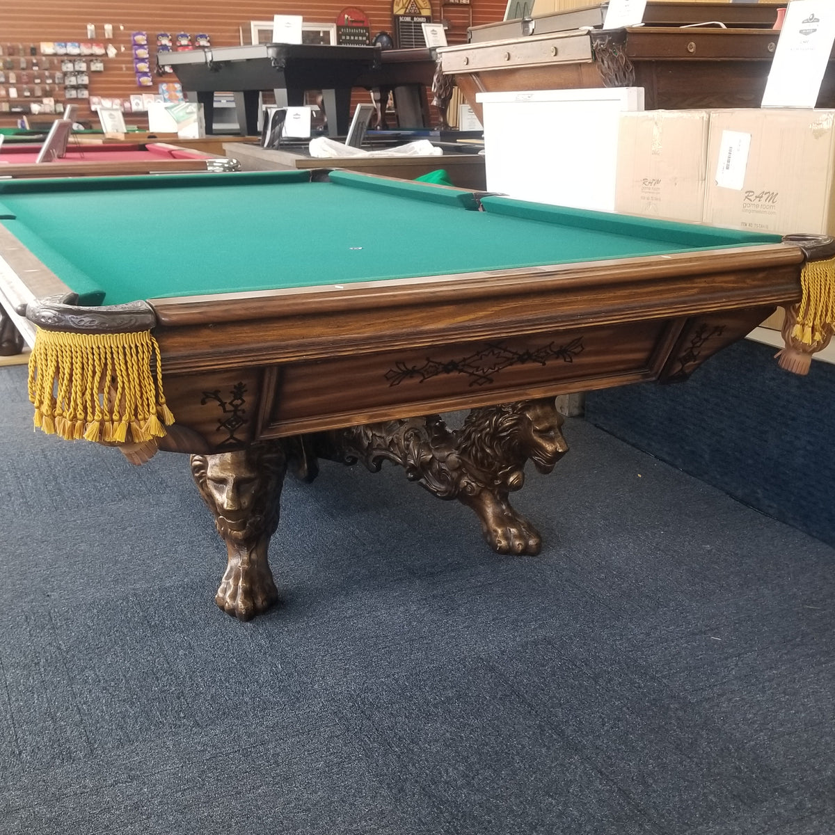 Used 9' Golden West Billiards Victorian Pool Table