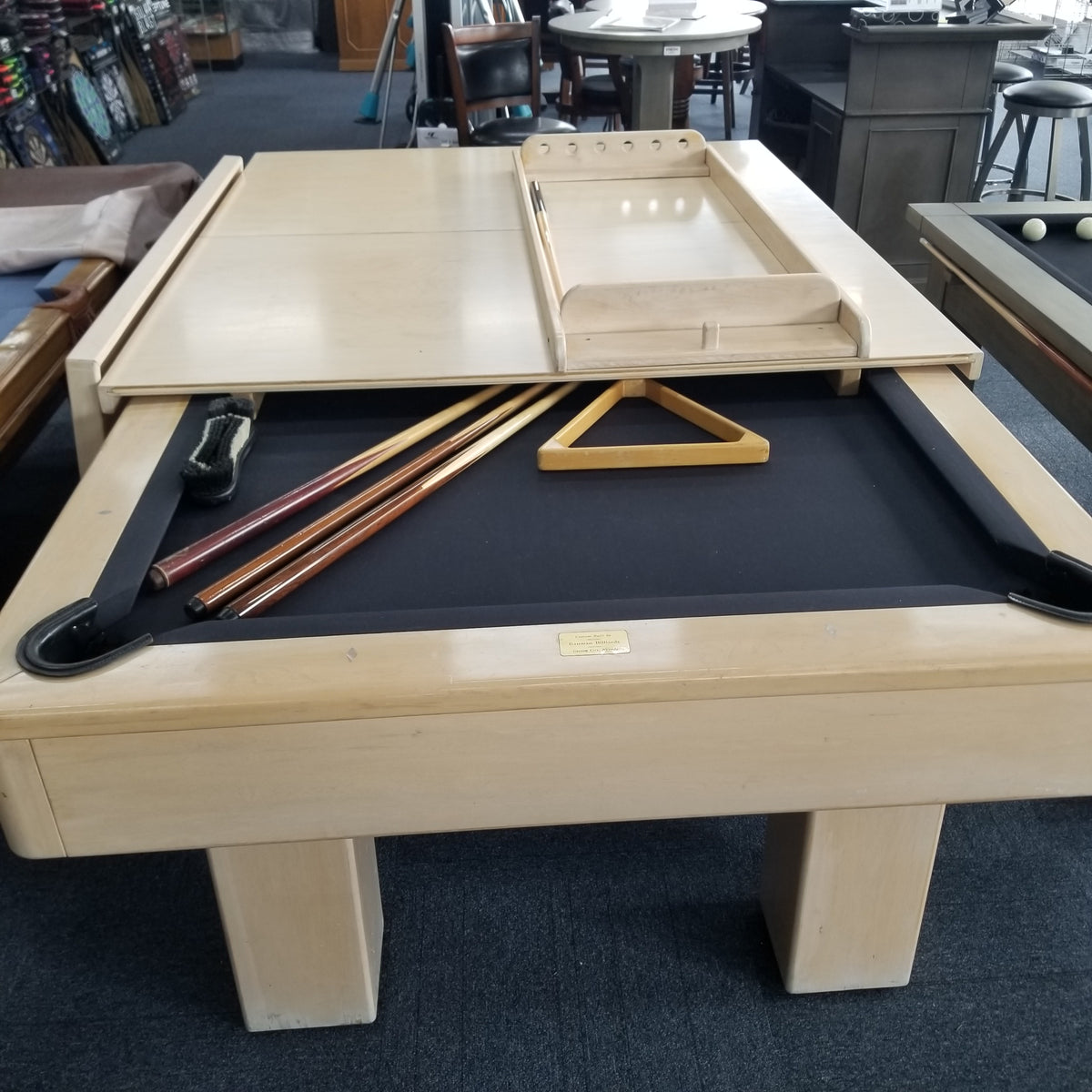 Used 8' Bauman Billiards Pool Table