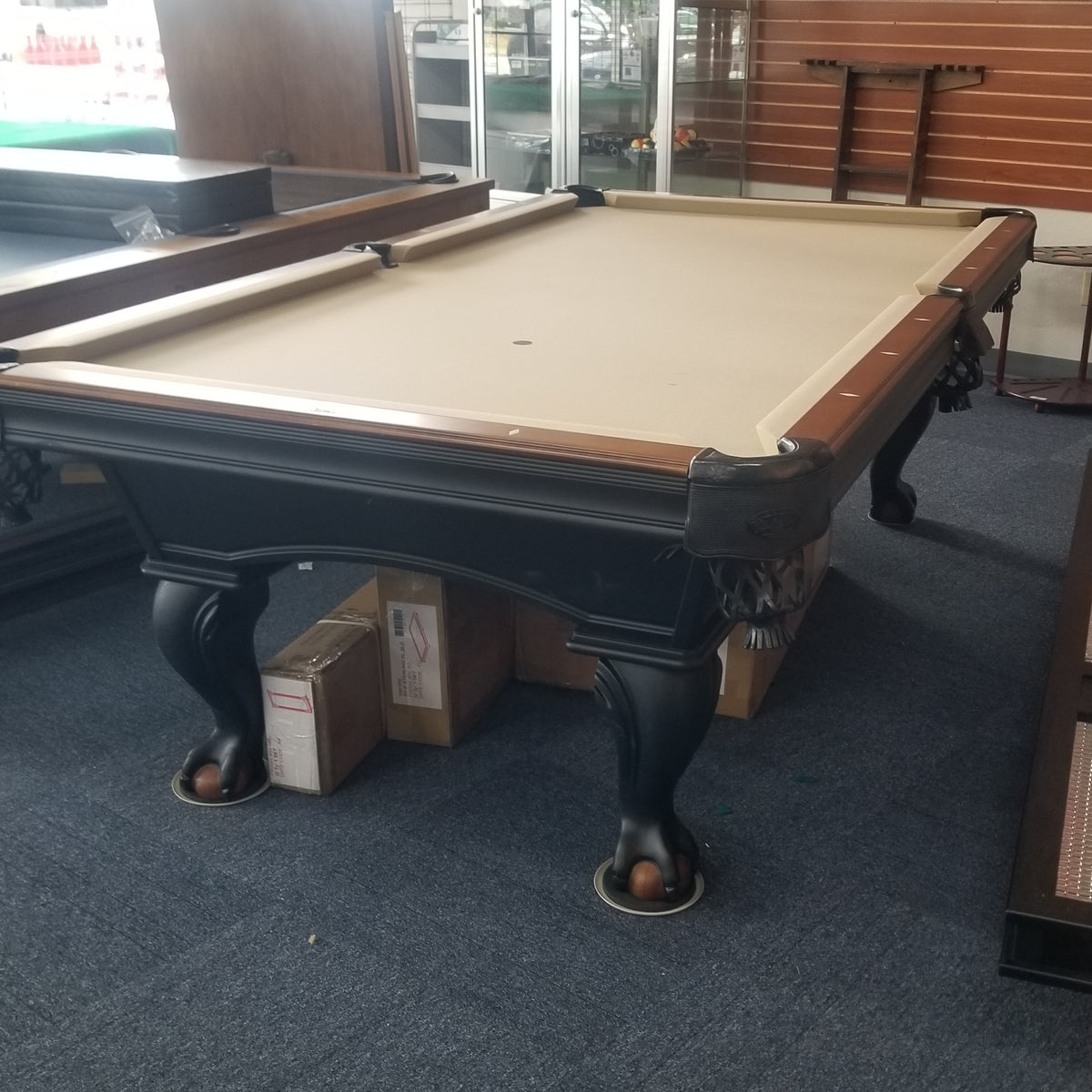 Used 8' OLHAUSEN Blackhawk Pool Table