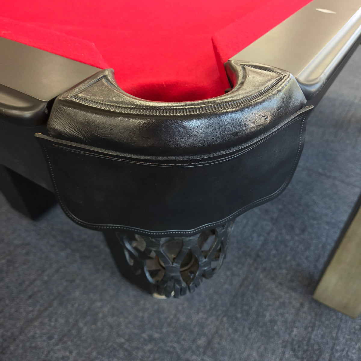 Used 7' Golden West Billiards Kamon Taper LEG Pool Table
