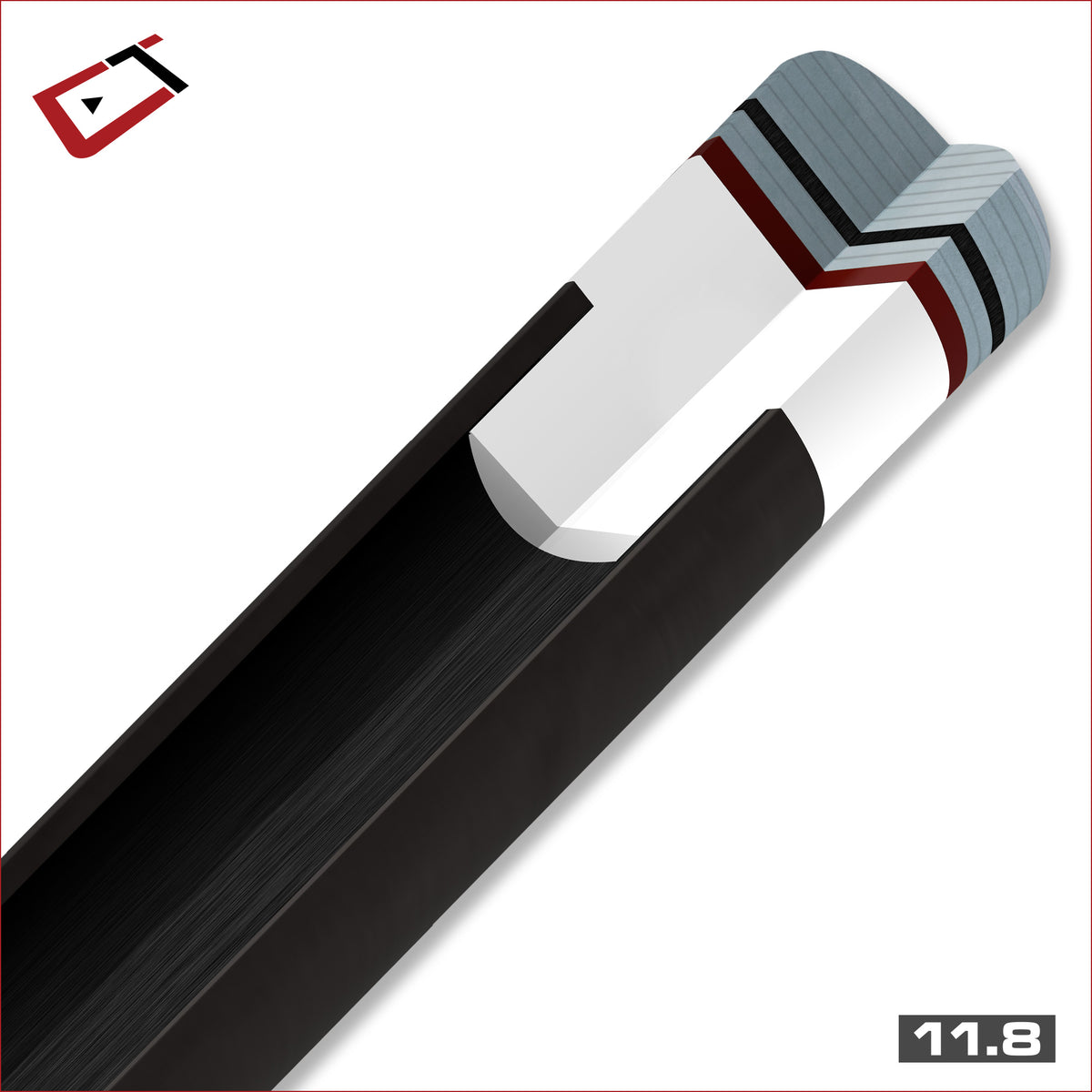 Cuetec, 5/16 X 14 Cynergy 11.8mm Shaft - view 4