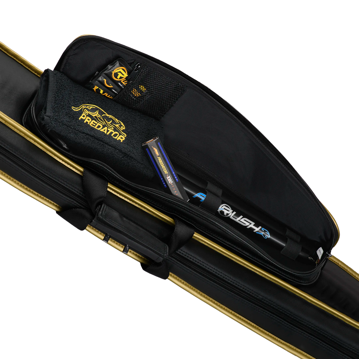 Predator Roadline 30th Anniversary 4x8 Soft Cue Case - Black/Gold - image 2