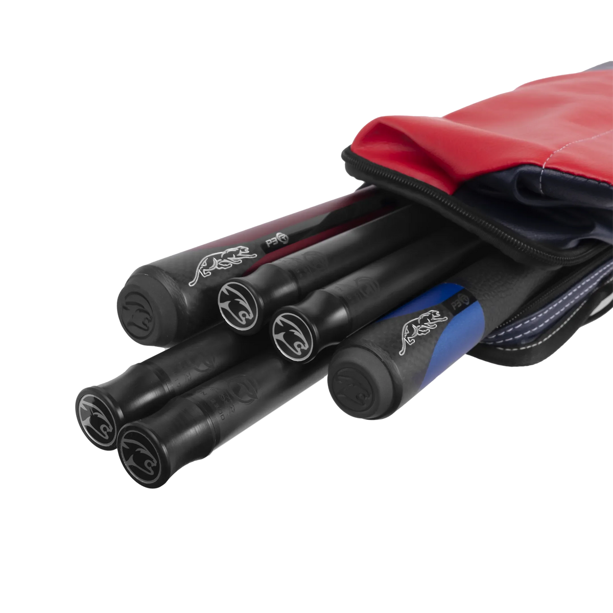 Predator Urbain 2x4 Hard Cue Case - Blue/Red - image 2