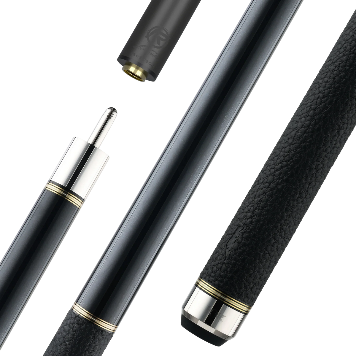 Predator 10K Black Pool Cue - Leather Luxe Wrap