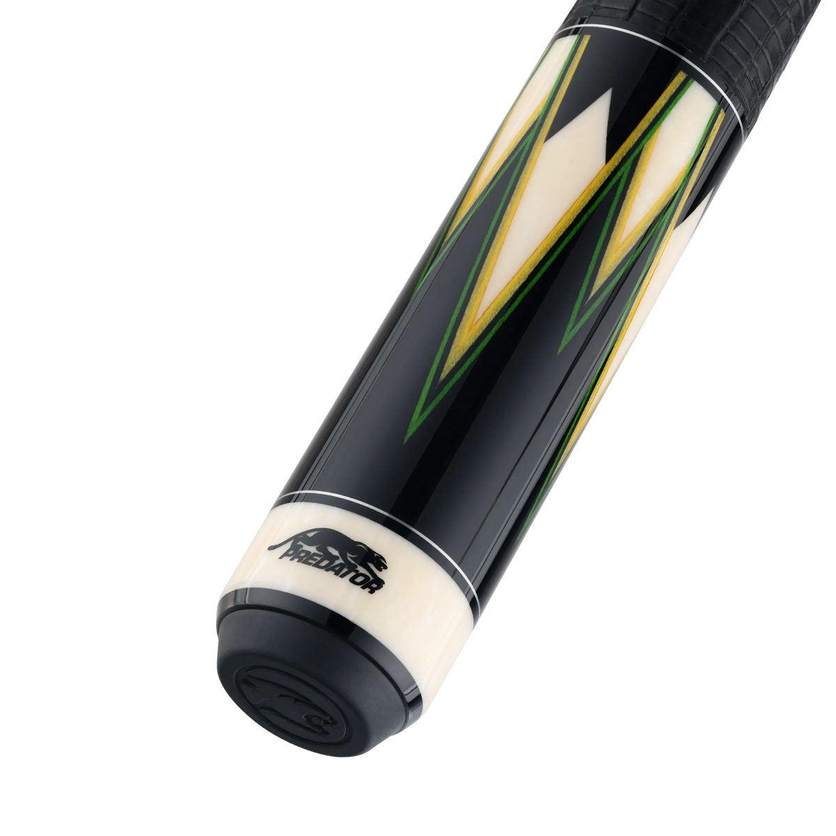 Predator Limited True Splice 16 Pool Cue - Ebony with Green/Yellow Points
