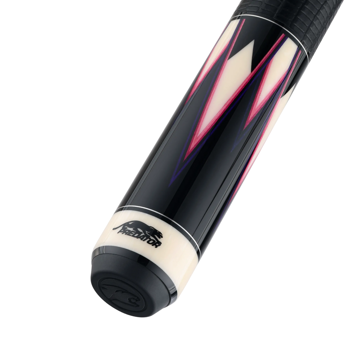Predator Limited True Splice 16 Pool Cue - Ebony with Purple/Pink Points