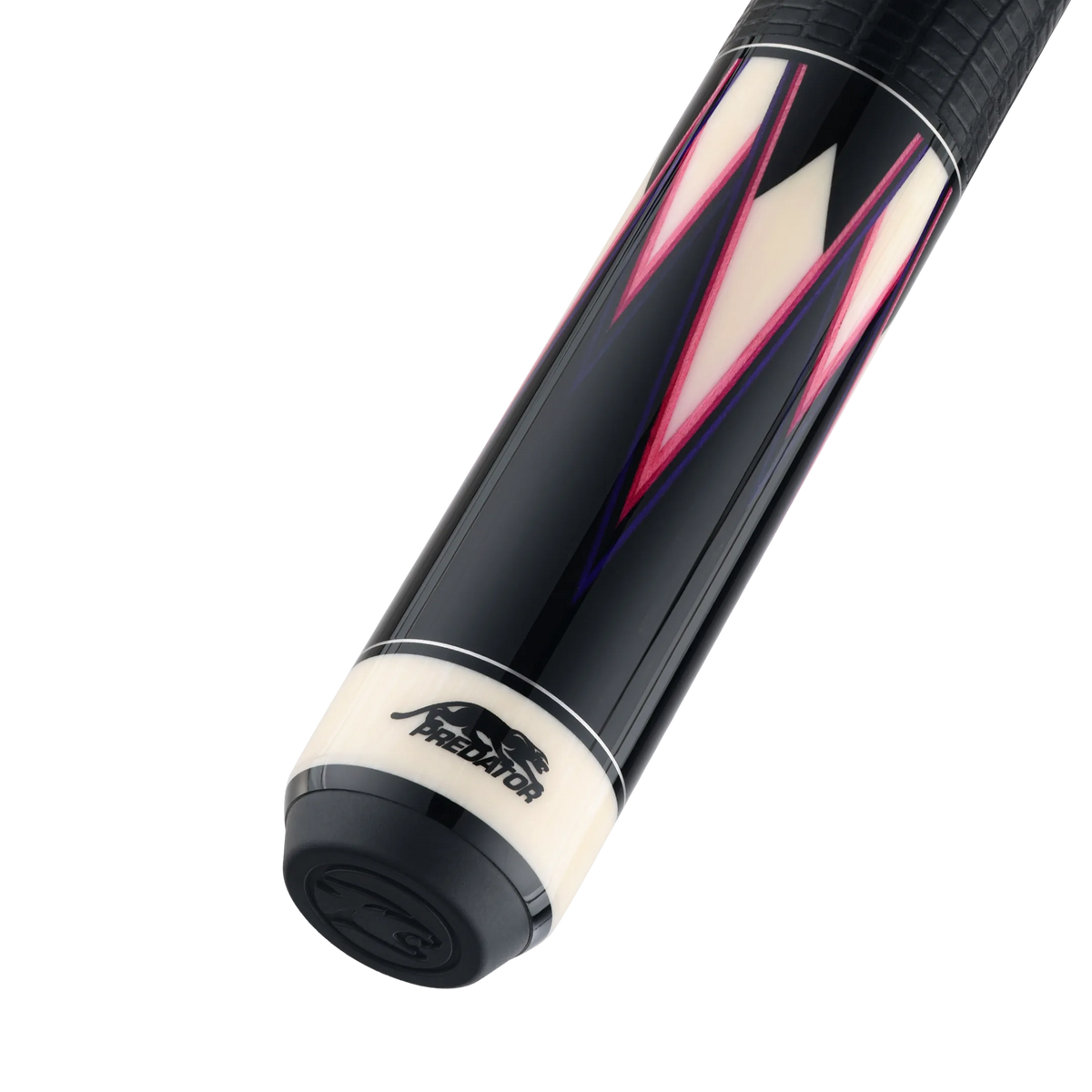 Predator Limited True Splice 16 Pool Cue - Ebony with Purple/Pink Points