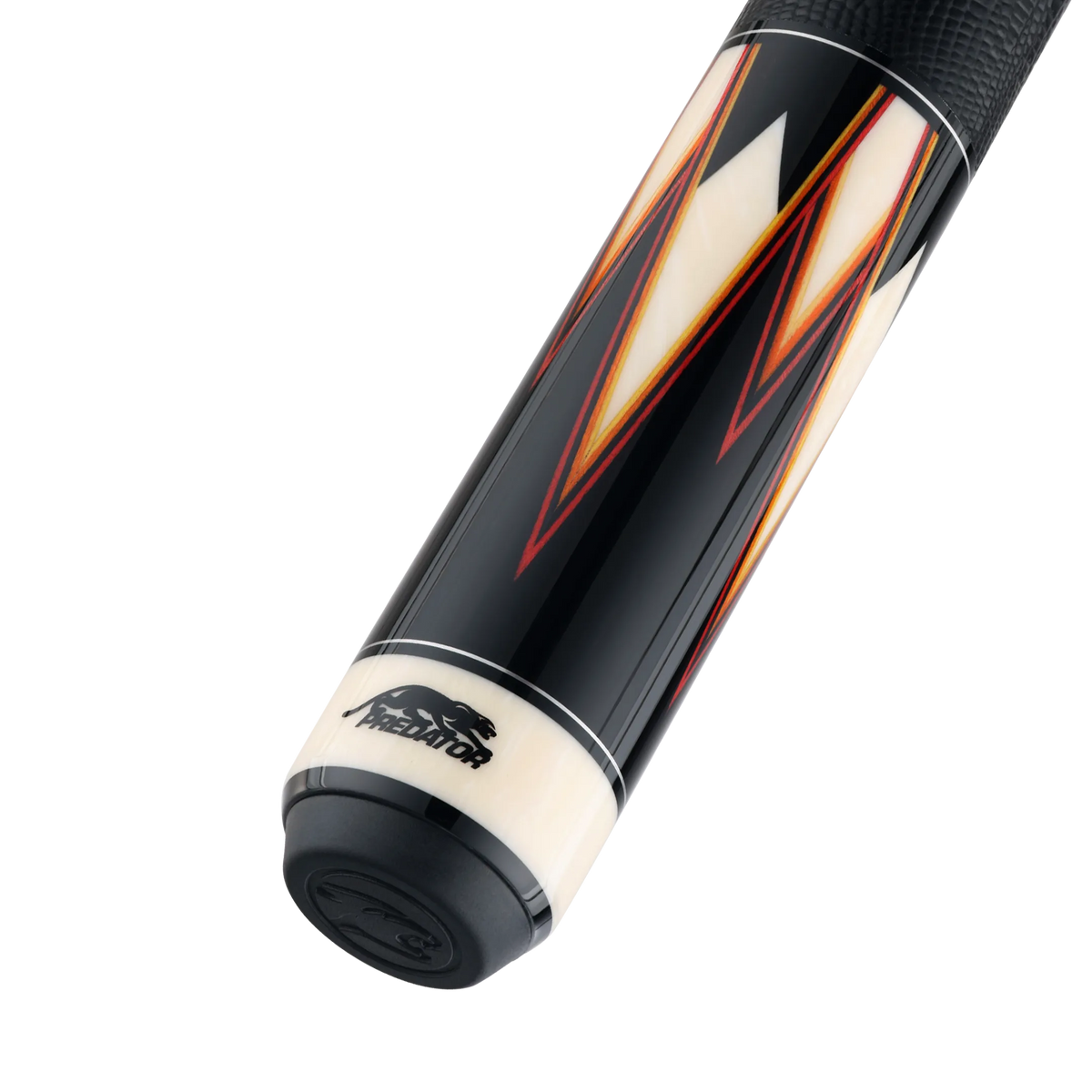Predator Limited True Splice 16 Pool Cue - Ebony with Red/Orange Points