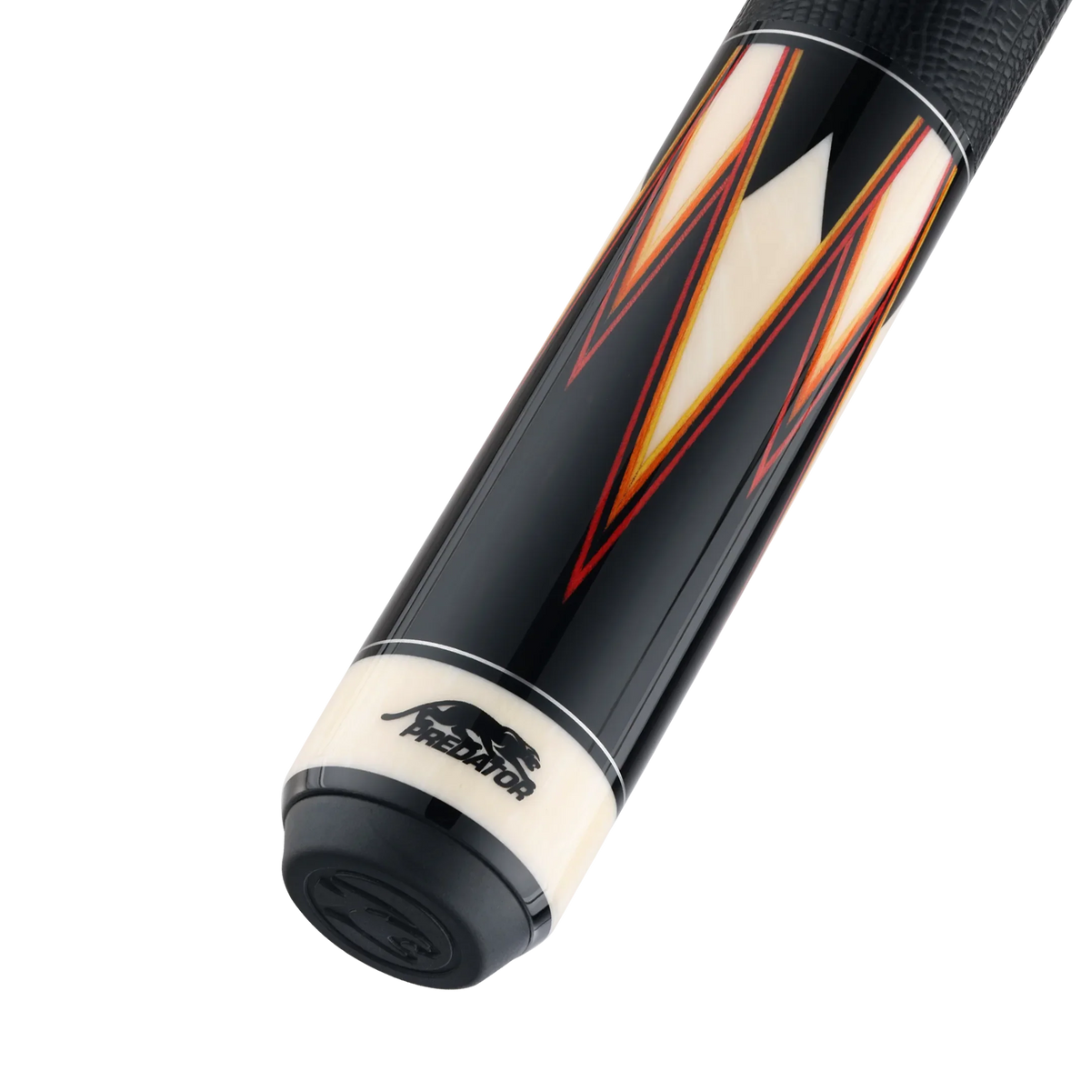 Predator Limited True Splice 16 Pool Cue - Ebony with Red/Orange Points