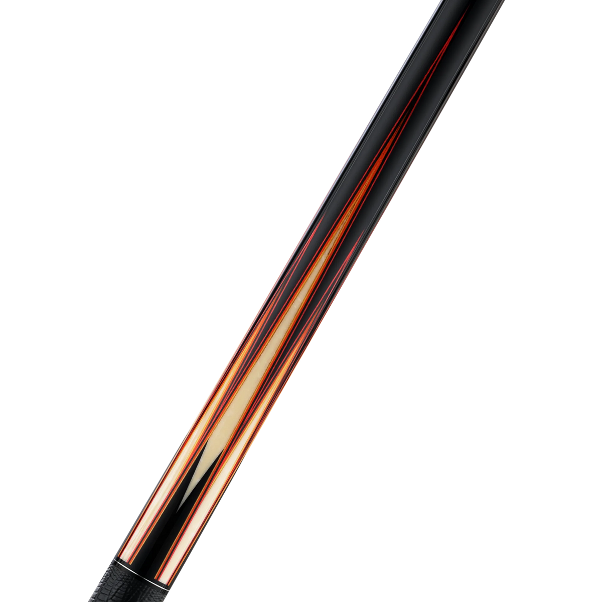 Predator Limited True Splice 16 Pool Cue - Ebony with Red/Orange Points