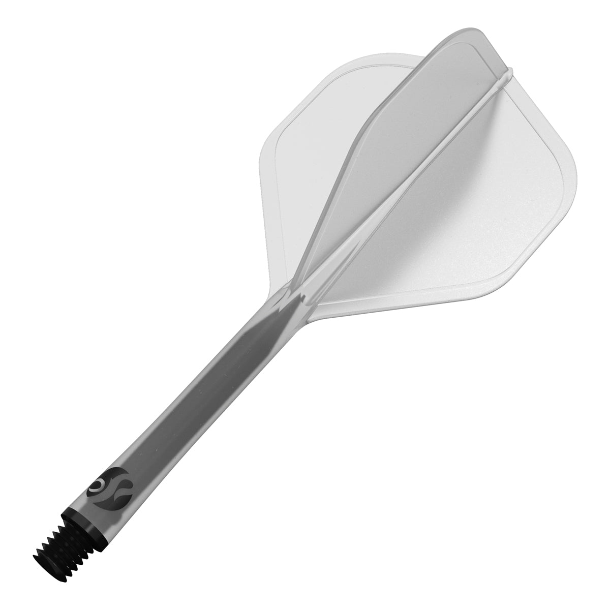 Shot Darts Flight Deck-One Piece Dart Flight and Shaft System - Clear
