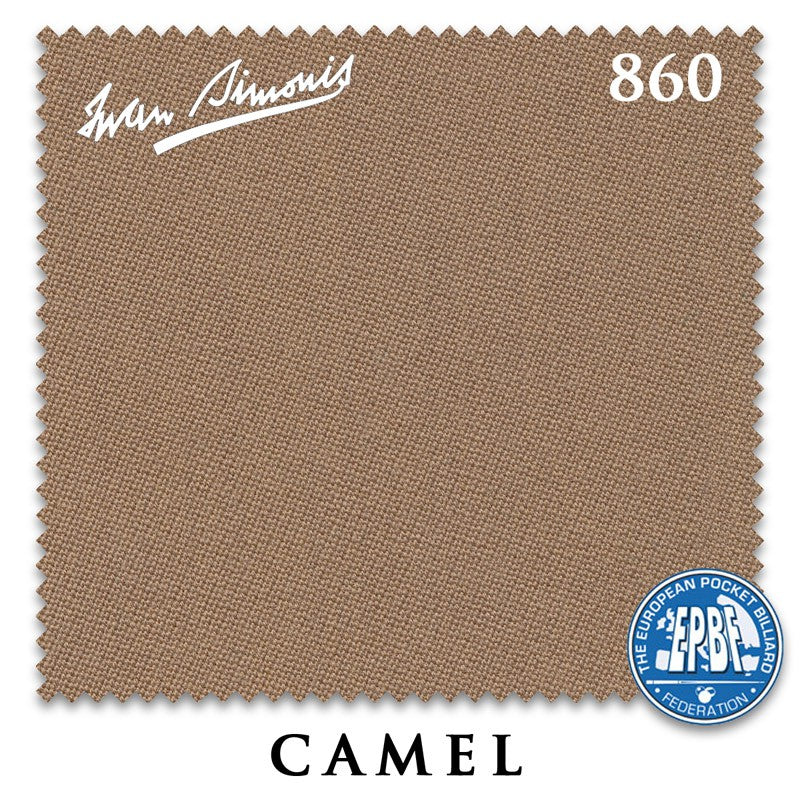 Camel Simonis 860 pool table cloth swatch