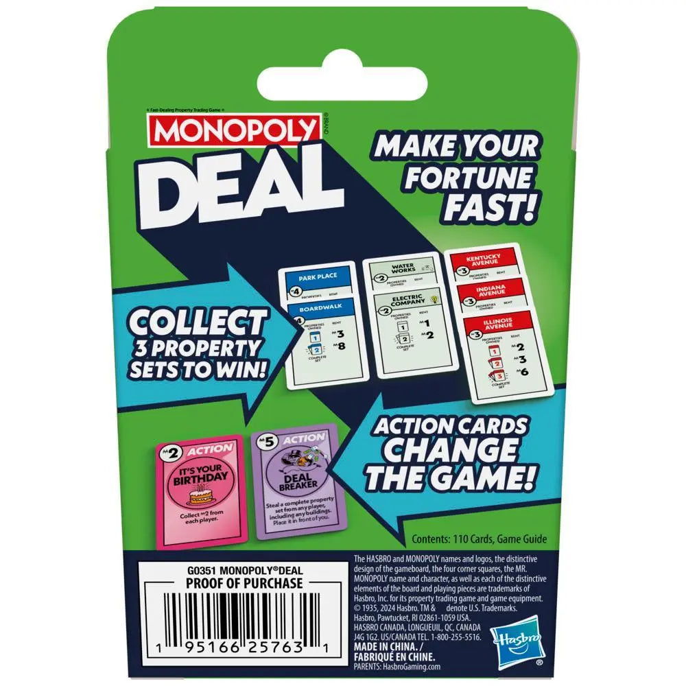 Hasbro Monopoly Deal Card Game
