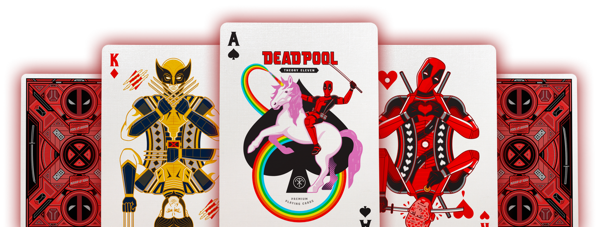 Theory 11 Deadpool Playing Cards