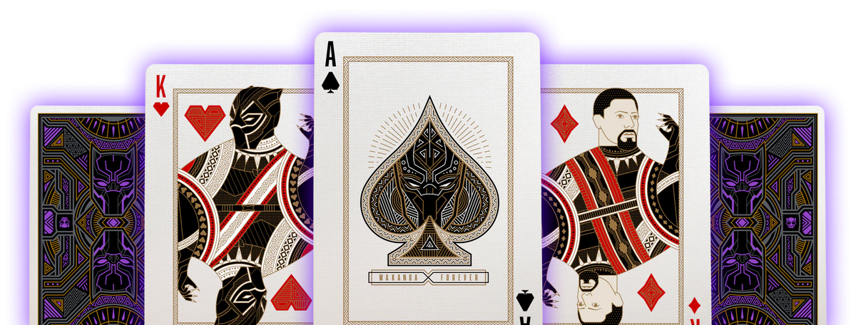 Theory 11 Black Panther Playing Card