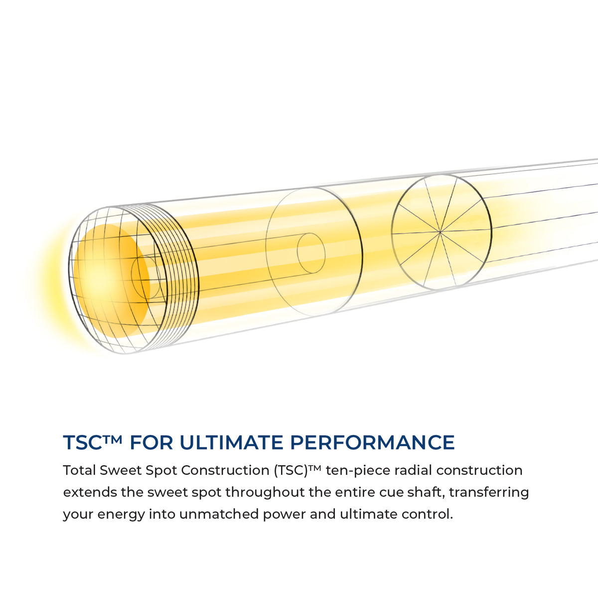 LHC17 Lucasi Hybrid Pool Cue - view 5