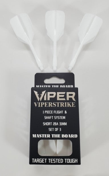 ViperStrike 1-Piece Shaft and Flight White - view 3