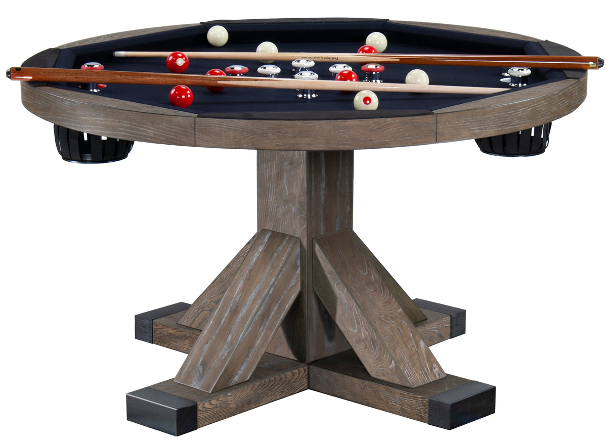 Sterling 3 in 1 Game Table With Bumper Pool - Rustic Series