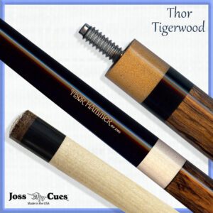 Joss Thor Brazilian Tigerwood Pool Cue - image 2