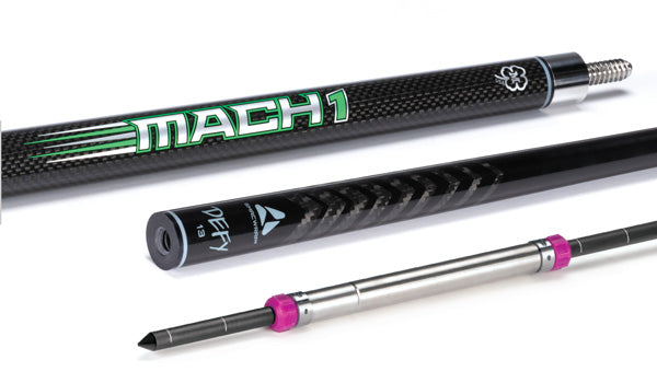 McDermott Vanquish Mach 1 Carbon Fiber Break Cue - No Wrap