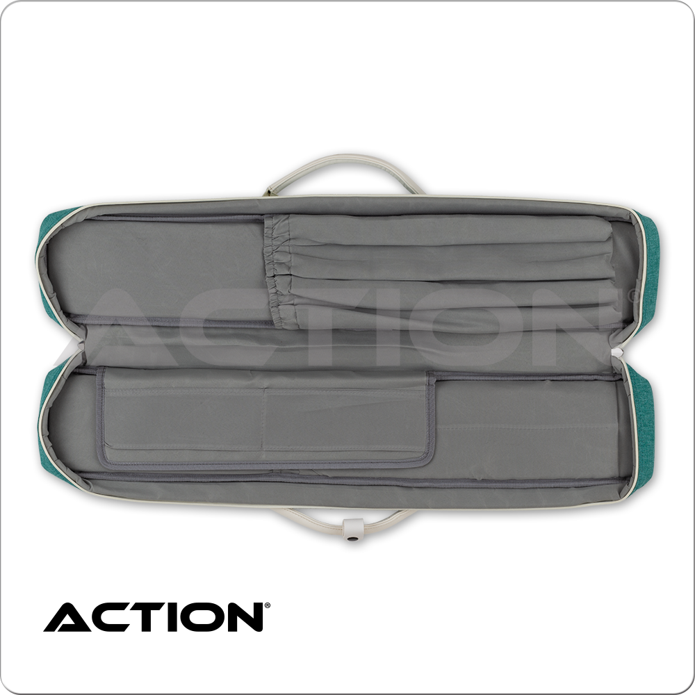Action ACVAB24 Butterfly Vanity Backpack Straps 2x4 Soft Case - Teal - image 3