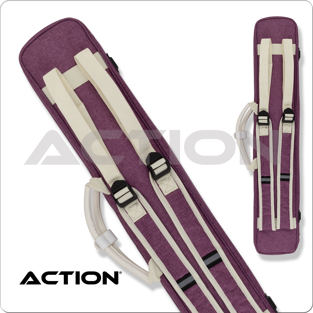 Action ACVAB35 Butterfly Vanity Backpack Straps 3x5 Soft Case - Purple - image 3