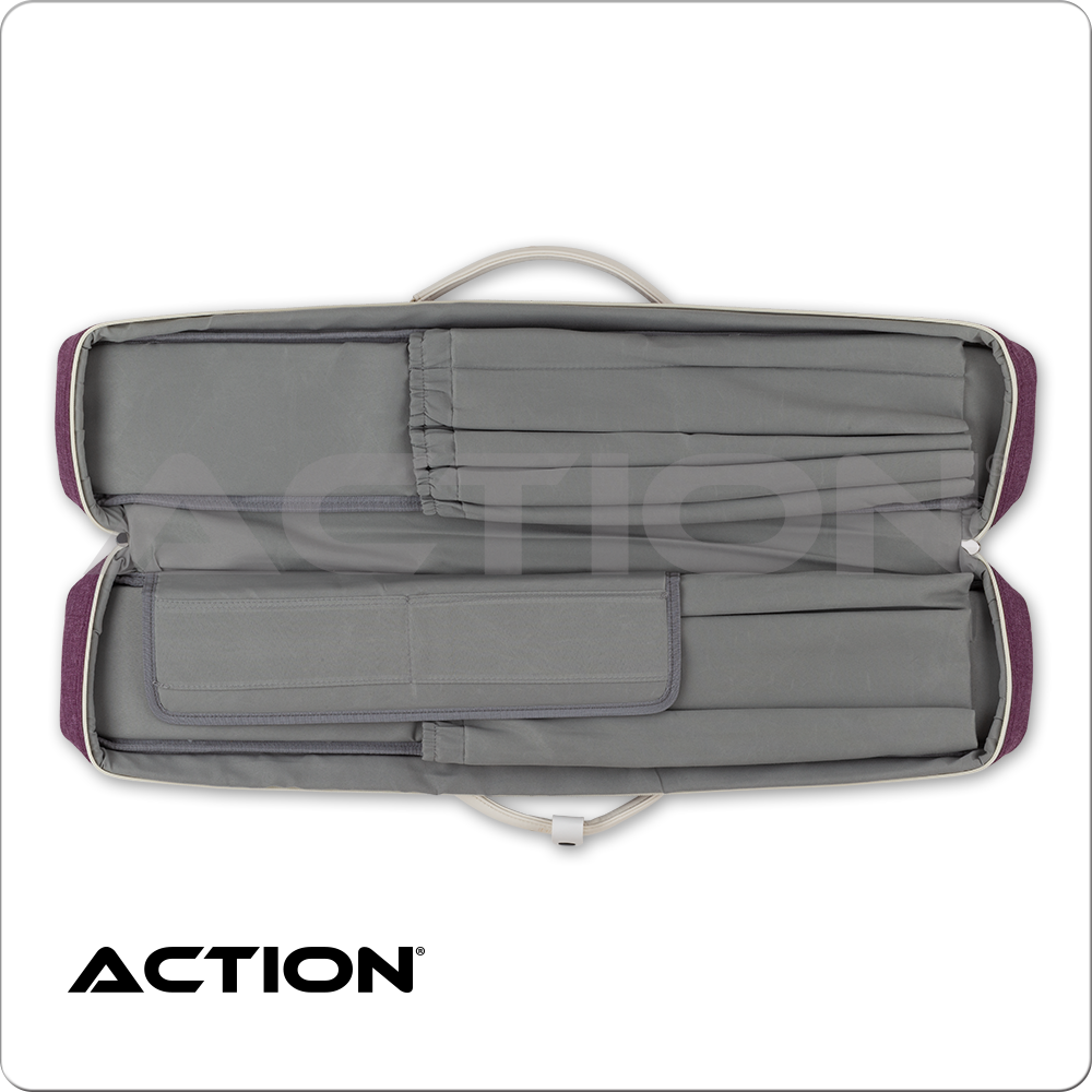 Action ACVAB35 Butterfly Vanity Backpack Straps 3x5 Soft Case - Purple - image 2
