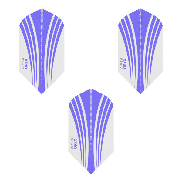 Viper V-100 Flights Oryx Slim Dark Blue/White Dart Flights