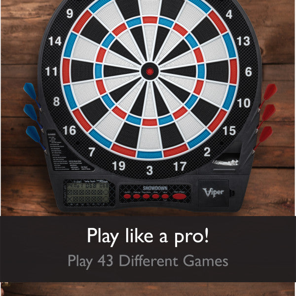 Viper Showdown Electronic Dartboard, 15.5" Regulation Target