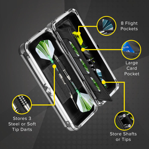 Casemaster Sole Aluminum Dart Case - view 3