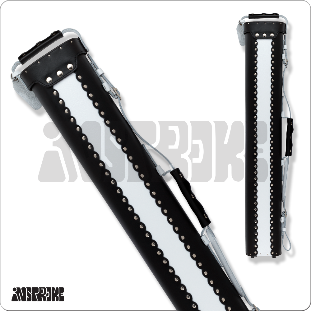 Instroke ISCL35 Leather 3x5 Hard Case (ISCL35 BLK/WHT) - image 2