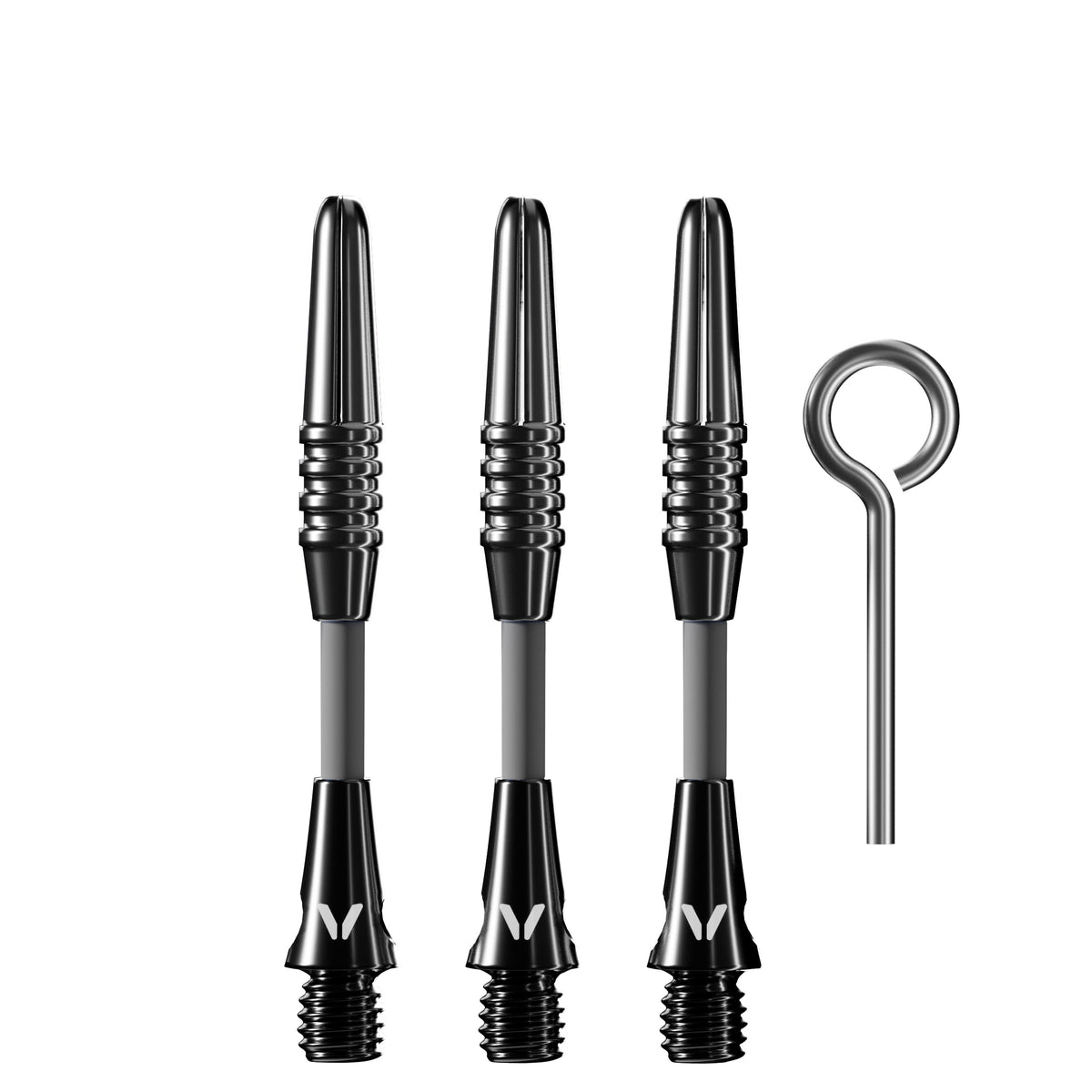 Viper Carbon Fiber Dart Shafts | Short | Black