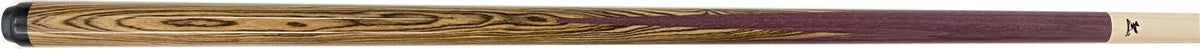 Schmelke R041 Bocote 4-Prong Spliced Purpe heart Forearm 2 Piece Cue w/Maple Shaft (Sneaky Pete)