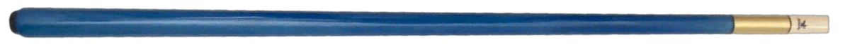 Schmelke S002 English Blue Stain 2 Piece Cue w/Maple Shaft