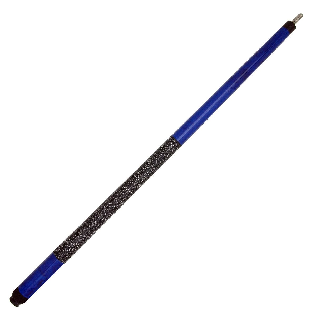 Schmelke SP07 Blue Stain 2 Piece Cue w/Linen Wrap & Maple Shaft