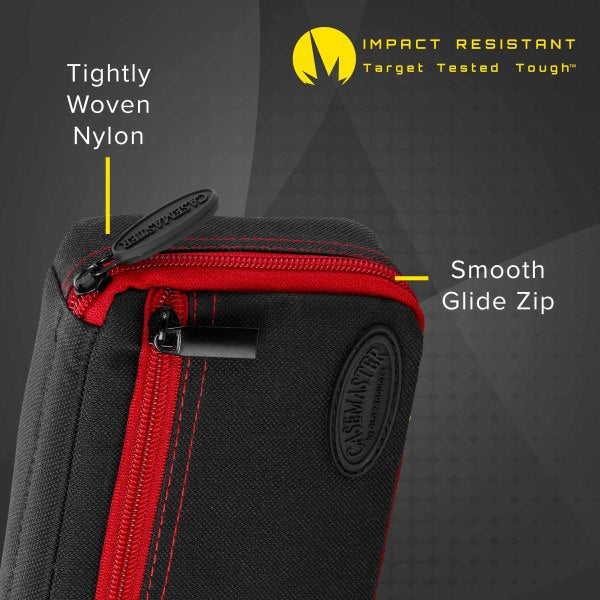 Casemaster Plazma Dart Case Black with Ruby Zipper - view 5