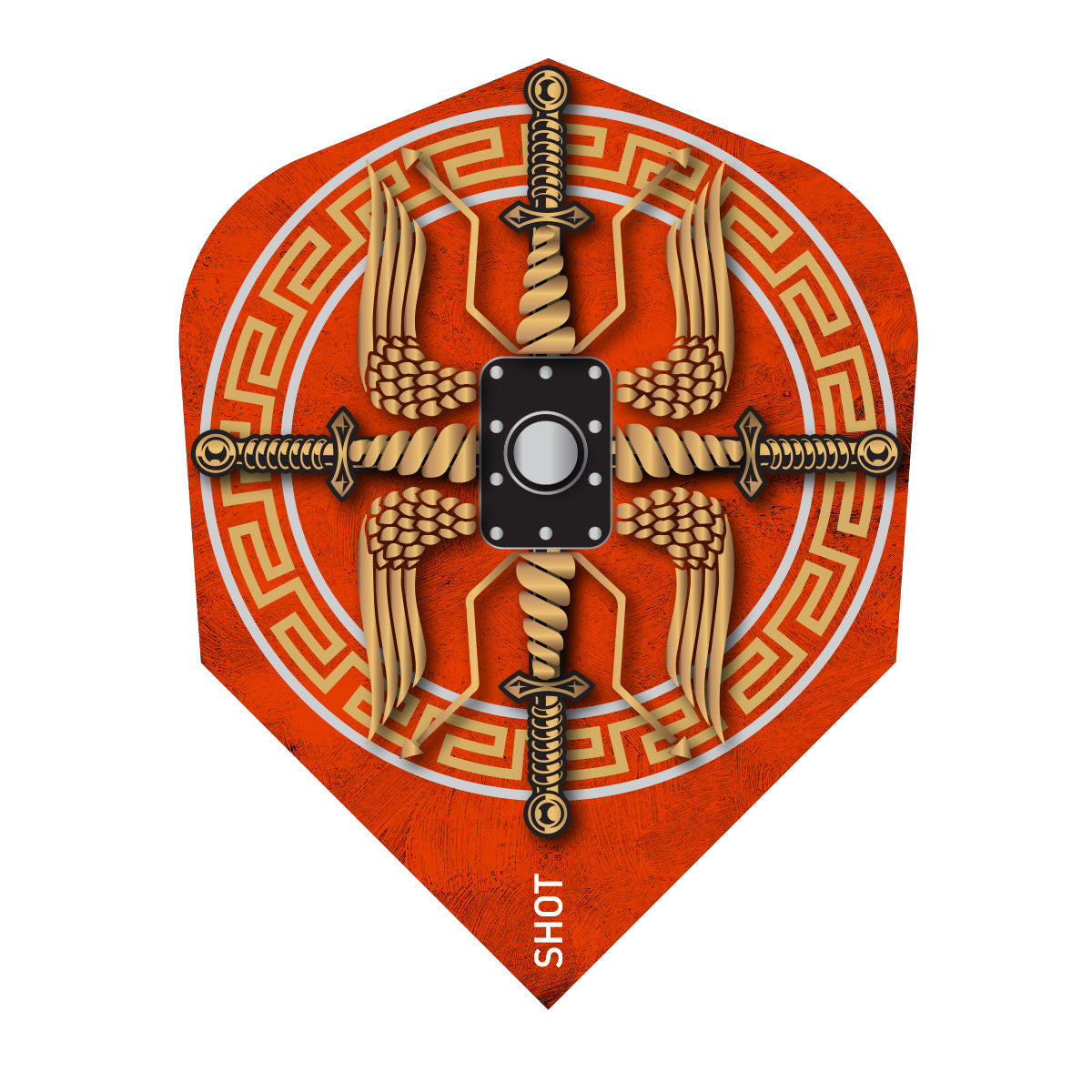 Shot Darts Roman Empire Centurion Dart Flight Set-Small Standard
