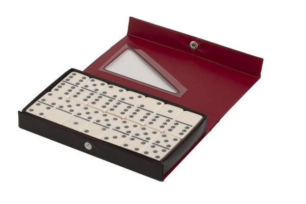 Double 6 Standard Dominos Ivory