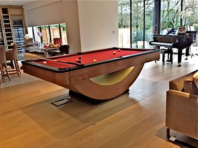 Golden West Billiards Reverse Rainbow Pool Table