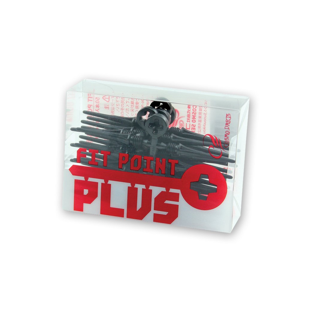 Horizon Darts Cosmo Fit Point Plus Soft Tips 50 count Black