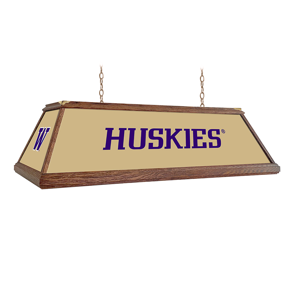 Washington Huskies: Huskies - Premium Wood Pool Table Light - view 4