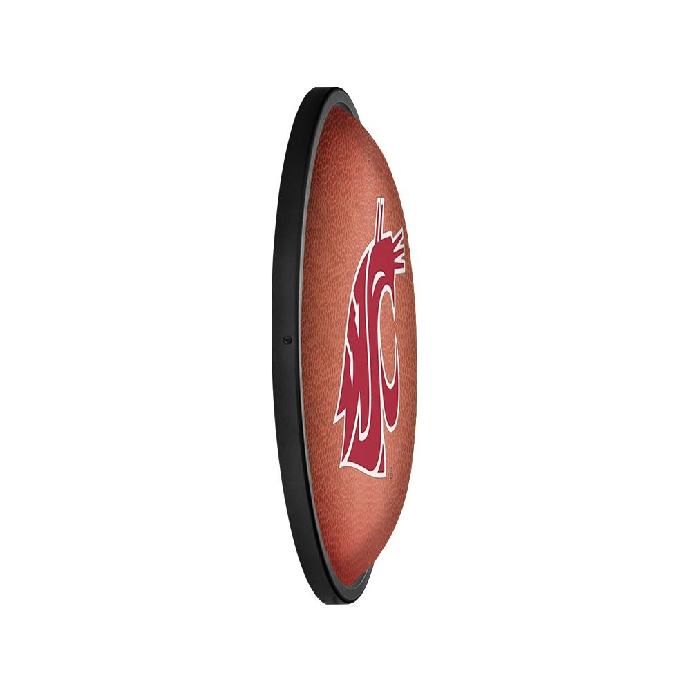 Washington State Cougars: Pigskin - Oval Slimline Lighted Wall Sign - view 3