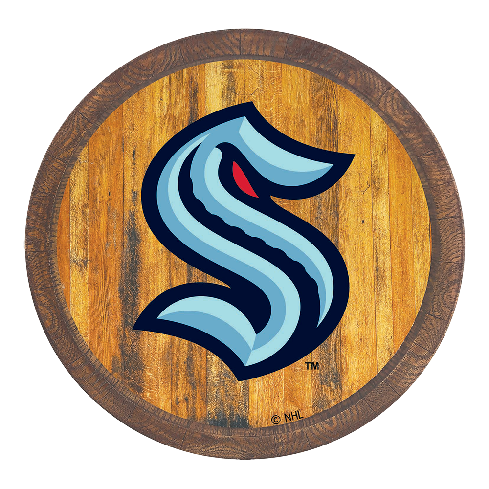 Seattle Kraken: "Faux" Barrel Top Sign