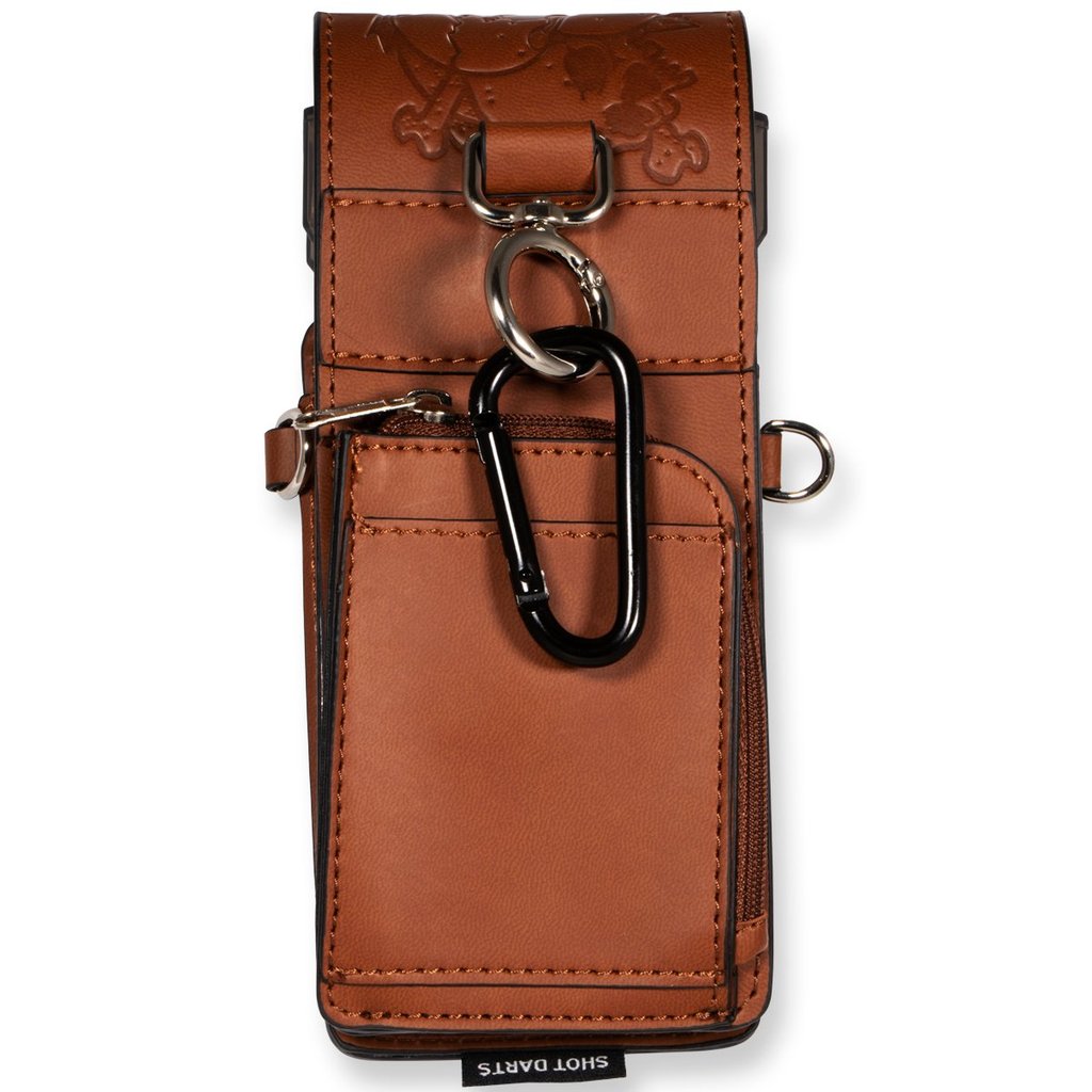 Shot Inked Dart Wallet - Skulls-Brown - view 3