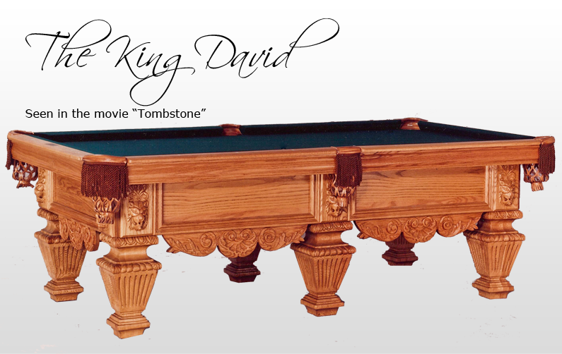 Golden West Billiards King David Pool Table