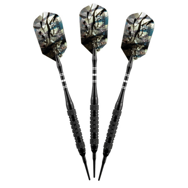 Viper Black Magic Soft Tip Darts 6 Knurled Rings 18 Grams