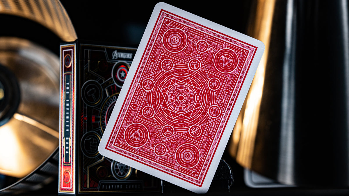 Theory 11 Avengers Playing Cards - Red